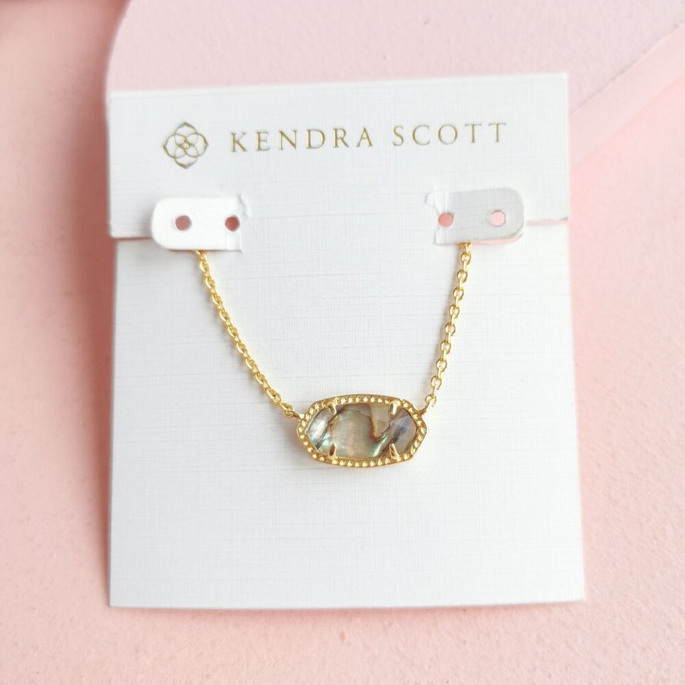 Kendra Scott - Elisa Abalone Shell Gold Necklace - NEW